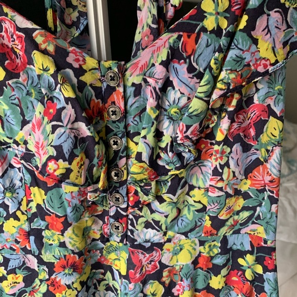 NWOT Kimchi Blue Open Back Floral Romper - Picture 3 of 6